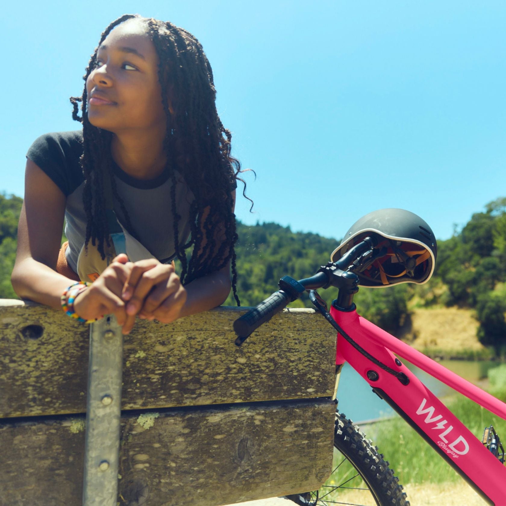 Bluejay WILD - Hot Pink Kids Electric Bike
